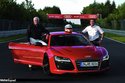 Audi R8 e-tron lors de son record sur le Nürburgring Nordschleife