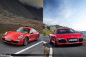 Audi R8/Porsche 911 : différenciées