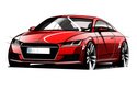 Nouvelle Audi TT 2015 en esquisse