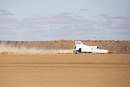 Bloodhound SLR dans le désert de Hakskeenpan, en Afrique du Sud