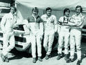 J.Laffite, D.Pironi, A.Jones, N.Piquet et C.Reutemann.