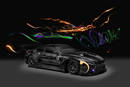 La BMW M6 GT3 Art Car en action