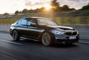 Une BMW M550i xDrive en approche