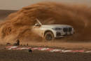 Le BMW X5 en action sur le circuit de Monza, dans le Sahara