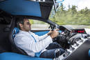 Juan-Pablo Montoya et la Bugatti Chiron du record - Crédit photo : Bugatti