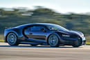 La Bugatti Chiron en piste au Centre spatial Kennedy