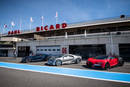 Les modèles Bugatti Chiron sur le Paul Ricard