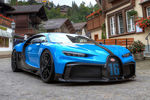 La Bugatti Chiron Pur Sport à Gstaad, en Suisse