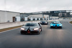 Bugatti Chiron Pur Sport dans des livrées Jet Grey et Bleu Agile