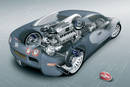 Le bloc W16 dans la Bugatti Veyron