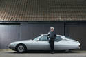 Bill Wyman dans sa Citroën SM - Crédit photo : Bonhams