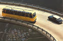 Citroën DS et bus volants par Jacob Munkhammar