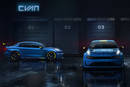 Concept Lynk & Co 03 Cyan et Lynk & Co 03 TCR