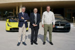 Andrea Pontremoli et Giampaolo Dallara (Dallara), et Markus Flasch (BMW)