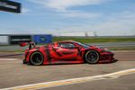 La Ferrari 296 GT3 en piste à Fiorano