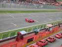 Schumacher au volant de la FXX Evolution sur le circuit du Mugello