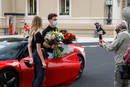 Charles Leclerc et la Ferrari SF90 Stradale - Crédit photo : Ferrari