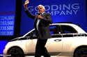 Jay Leno lors des enchères de sa Fiat 500 Prima Edizione