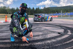 Ken Block et la Ford Fiesta ERX - Crédit photo : Ken Block/FB