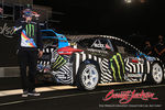 Ken Block et sa Ford Focus RS RX - Crédit photo : Barrett-Jackson