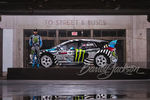 Ken Block et sa Ford Focus RS RX - Crédit photo : Barrett-Jackson
