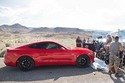 Nouvelle Ford Mustang sur le tournage de 