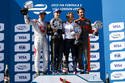 Jérôme d'Ambrosio, Sébastien Buemi, Alain Prost et Jean-Éric Vergne