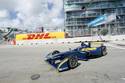 Sébastien Buemi en action à Miami - Crédit photo : Formula E