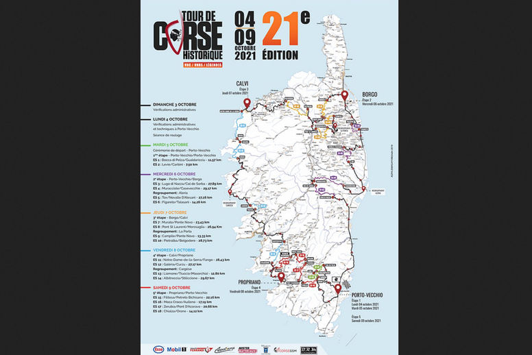 21ème édition du Tour de Corse Historique