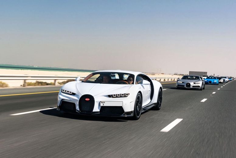 2ème rallye des propriétaires de Bugatti aux Émirats arabes unis