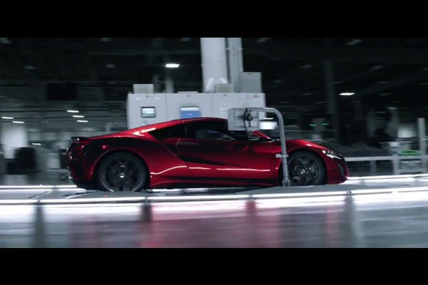 Des vidéos personnalisées pour les acheteurs de l'Acura NSX