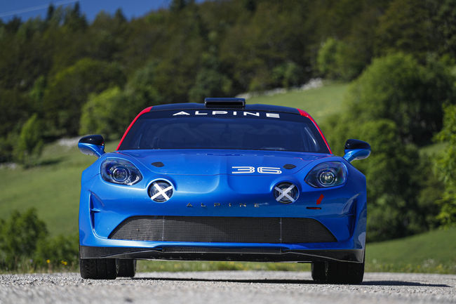 L'Alpine A110 prête pour le Rallye