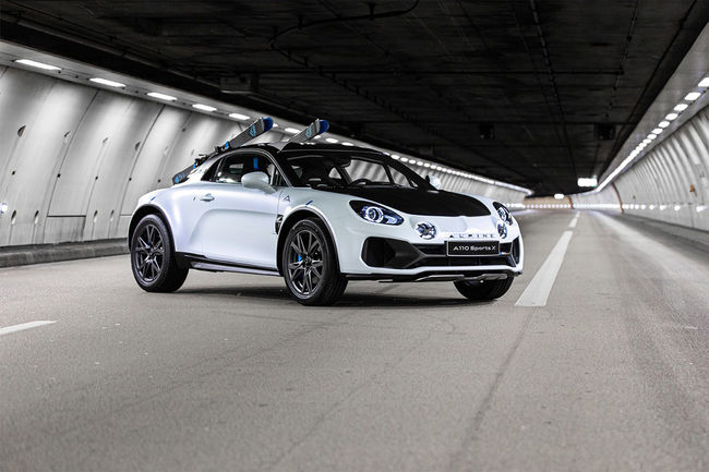 Alpine A110 SportsX, oxymore roulant