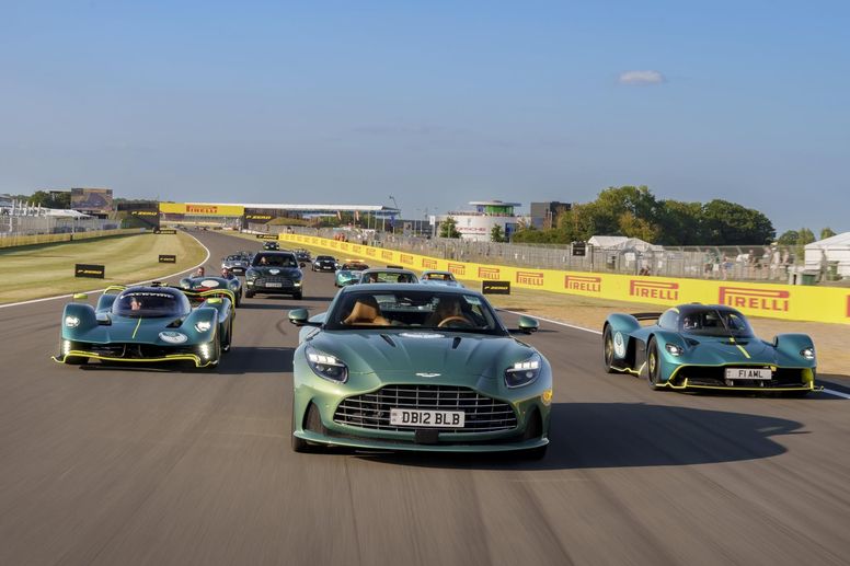 Aston Martin a célébré ses 110 ans lors du GP de Grande-Bretagne