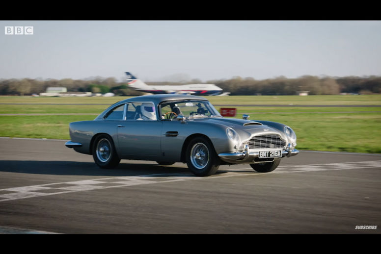 Embarquez avec The Stig dans une Aston Martin DB5 très spéciale