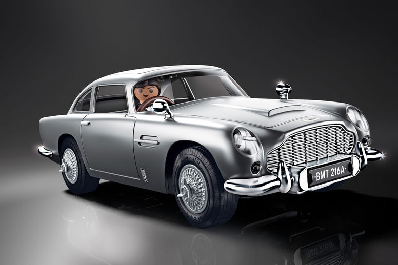 L'Aston Martin DB5 de Goldfinger arrive chez Playmobil