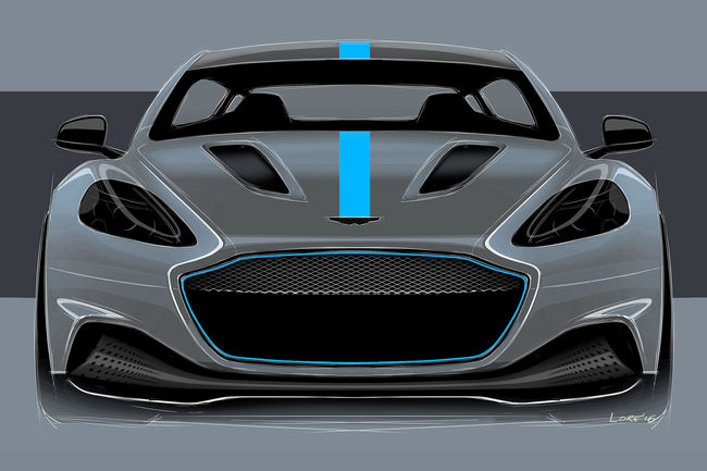 Une cavalerie électrique de 610 ch pour l'Aston Martin Rapide E 