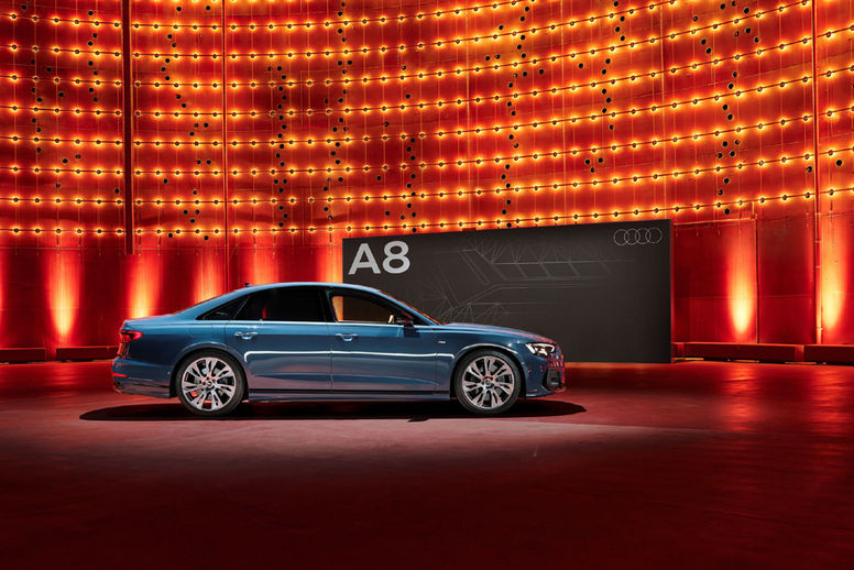 L'Audi A8 passe au restylage et se dote de nouveaux équipements