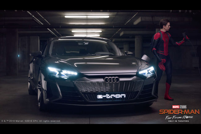 L'Audi e-tron en vedette dans le nouveau Spider-Man