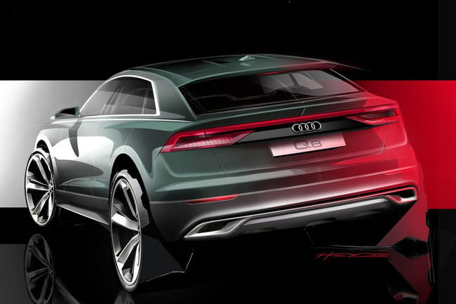 Nouveau teaser pour le SUV Audi Q8 