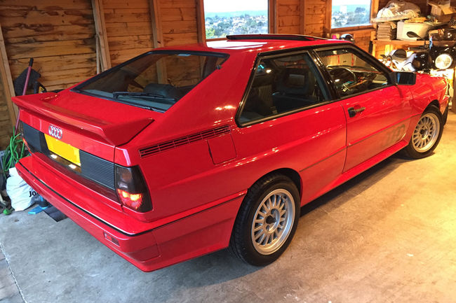 Une Audi quattro Turbo de 1991 aux enchères