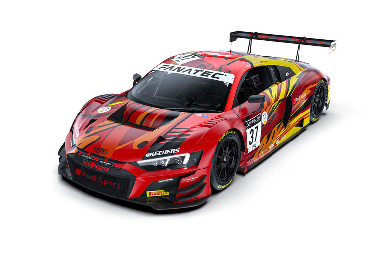 Quatre Audi R8 LMS GT3 Art Cars aux 24 Heures de Spa