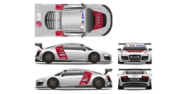 Dessinez la livrée de l'Audi R8 LMS