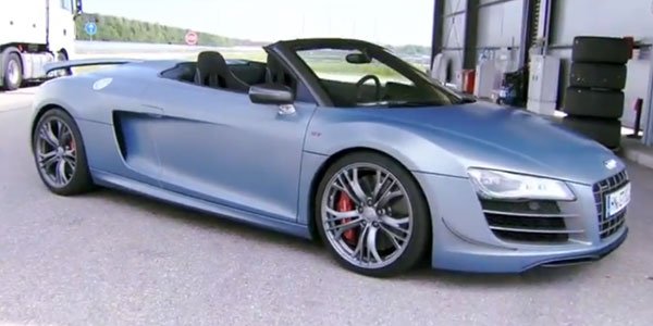 Audi R8 GT Spyder en vidéo 