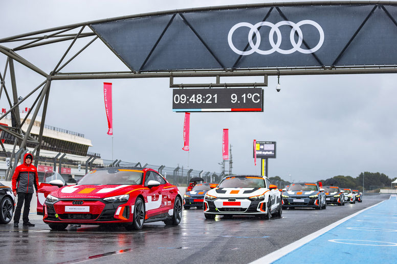 On a participé à la course d'endurance en Audi RS e-Tron GT