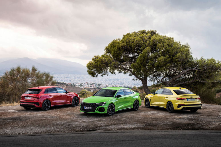 Nouvelles Audi RS 3 Sportback et RS 3 Berline