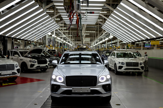 Production lancée pour le nouveau Bentley Bentayga