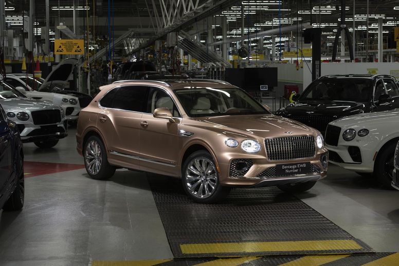 Production lancée pour le Bentley Bentayga Extended Wheelbase