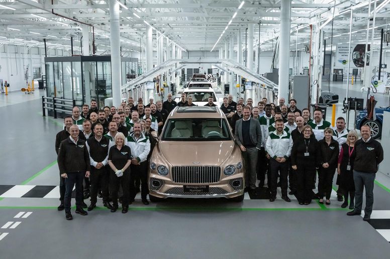 Production lancée pour le Bentley Bentayga Extended Wheelbase