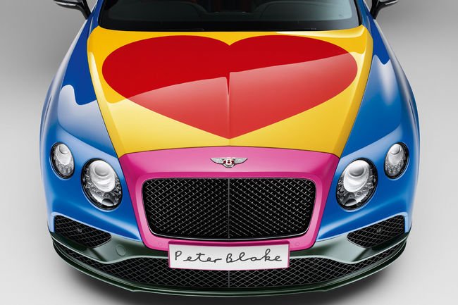 Une Bentley Continental GT V8 S Pop art aux enchères